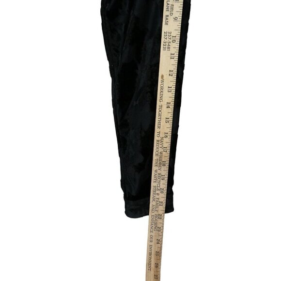 VTG Clio Burnout Velvet Semi‎ Sheer Blouse M Button Up Shirt whimsygoth *Flaw - Picture 10 of 10